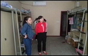 财经贸易系开展学生寝室安全卫生大检查