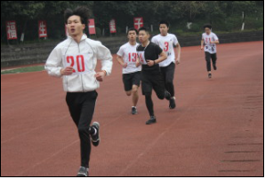yl7703永利官网组织参加学院“第九届田径运动会”