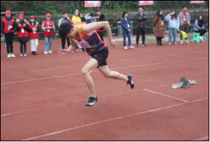 yl7703永利官网组织参加学院“第九届田径运动会”