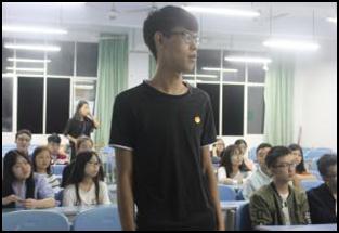 财经贸易系开展反对邪教主题团日活动