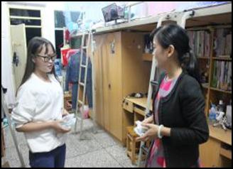 财经贸易系开展“国庆、中秋”双节慰问活动