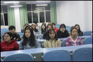 财经贸易系开展“爱国卫生教育”主题班会